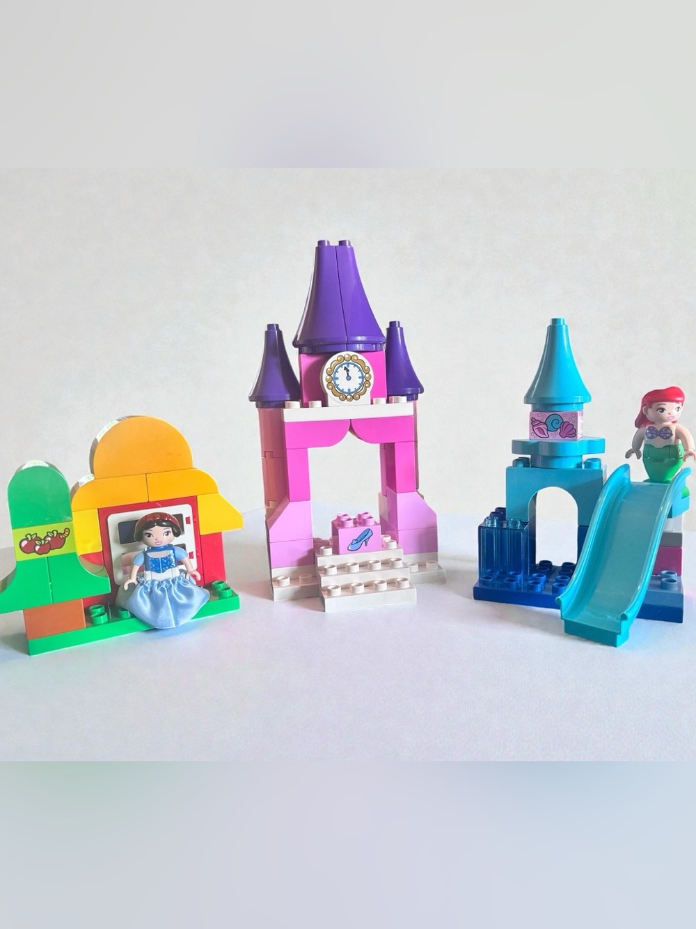 LEGO DUPLO Disney Princess Castle Lot Ariel Snow White Figures